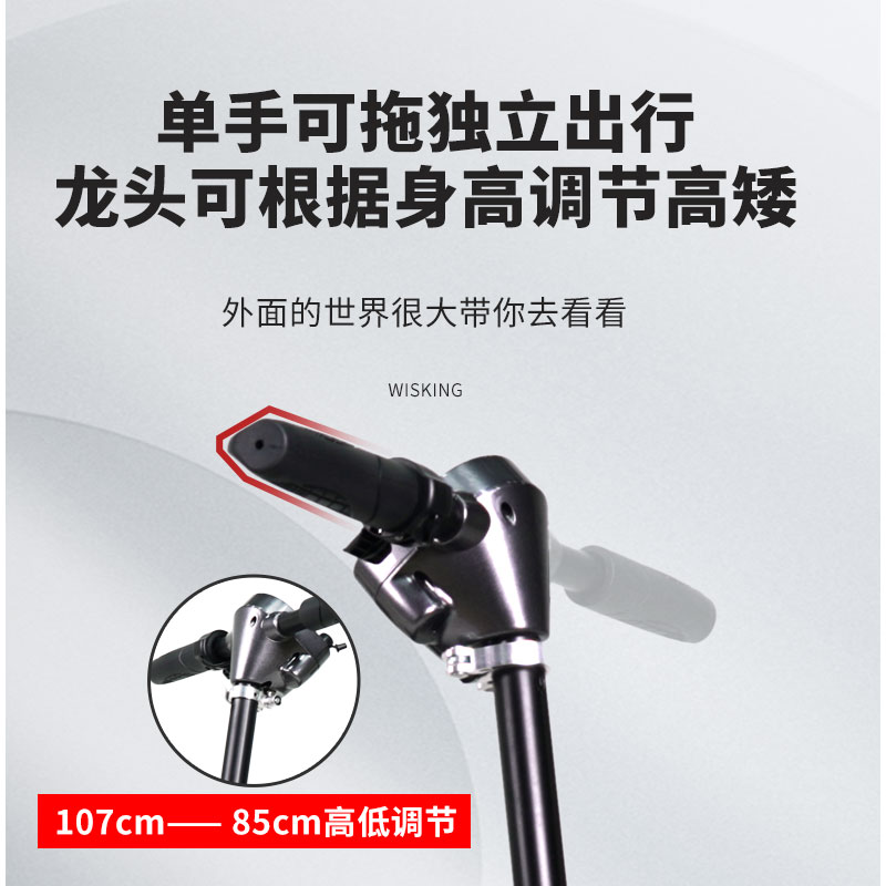 威之群 轻便电动折叠电动车 4051高清大图