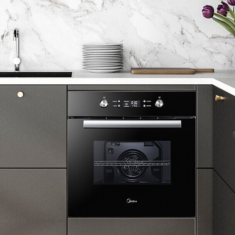 美的(Midea)电烤箱嵌入式家用65L大容量高温烘烤烘焙蛋糕小嘿烤箱EA0565GC-01SE 小嘿烤箱高清大图