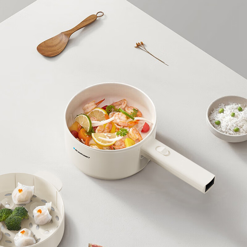 蓝宝(BLAUPUNKT)电煮锅电热锅=电蒸锅BP-DZG14 2L 带蒸笼高清大图