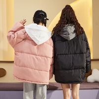 [2.5折价157元]唐狮秋冬新款女棉衣加厚假两设计感小众保暖棉袄in潮