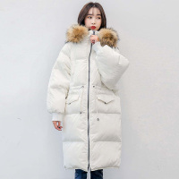 yaloo/雅鹿新款冬装羽绒服女加厚中长款 韩版宽松加厚外套潮流