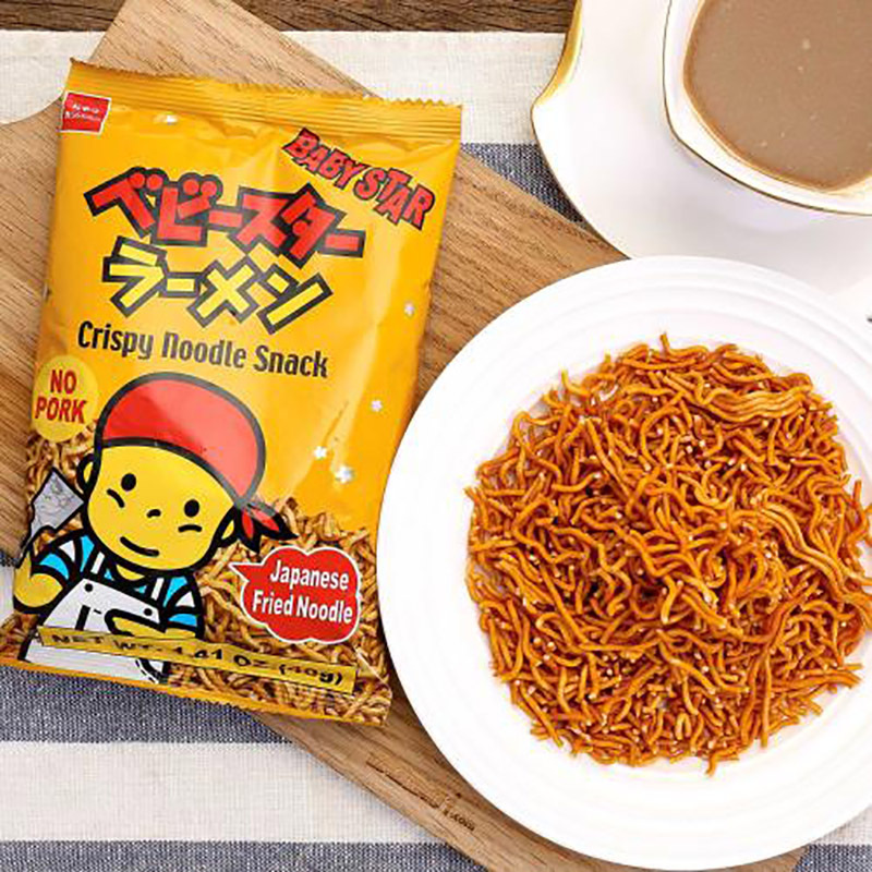 [中粮海外直采]贝贝星炒面味零食面 40g(日本进口 袋)12袋