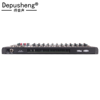 DEPUSHENG 得普声DT12专业12路调音台舞台演出会议USB蓝牙混响调音器