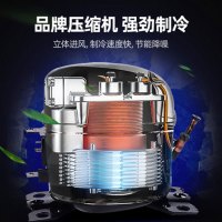 乐创电器(Lecon)商用冷藏工作台冰柜冷冻柜 保鲜柜平冷操作台饭店冰箱 全冷冻 1.8米长(宽度60/80可选)