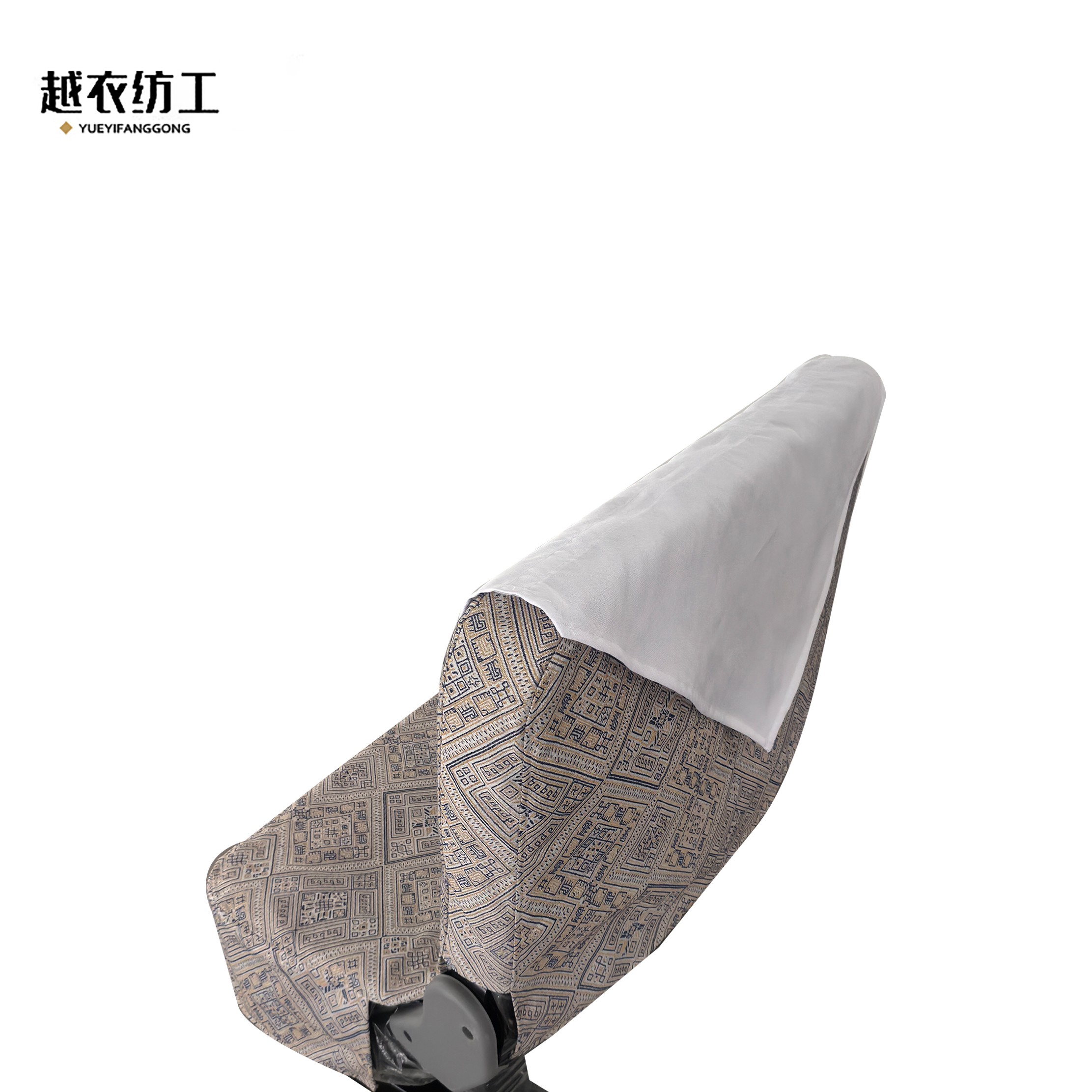 越衣纺工 头靠套(四人座)80×75cm 个高清大图