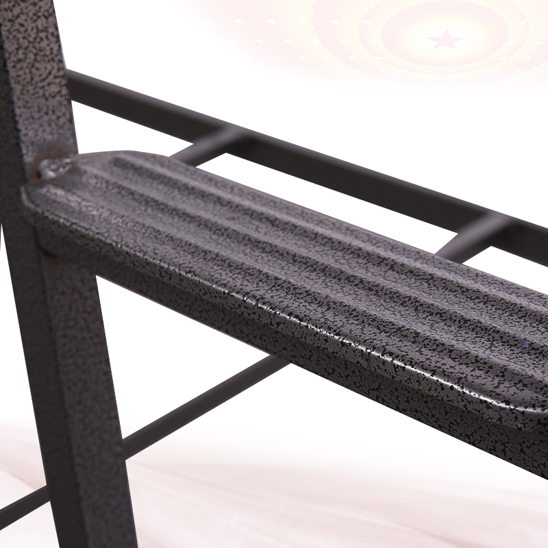 [红心家居]双层铁架床单人铁床上下铺床高清大图