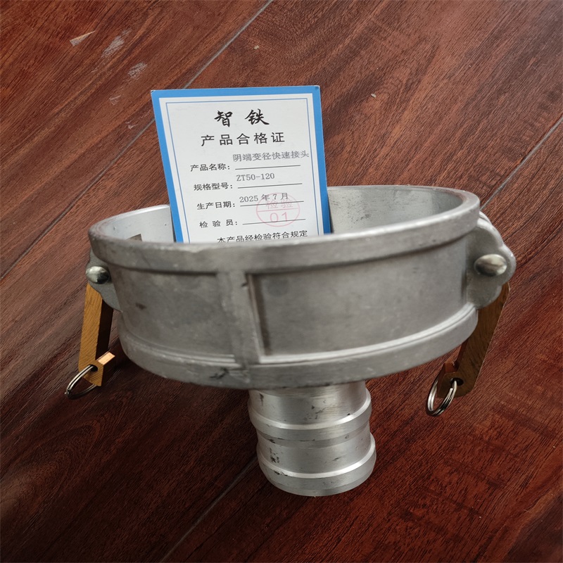 智铁 阴端变径快速接头 ZT50-120 个高清大图