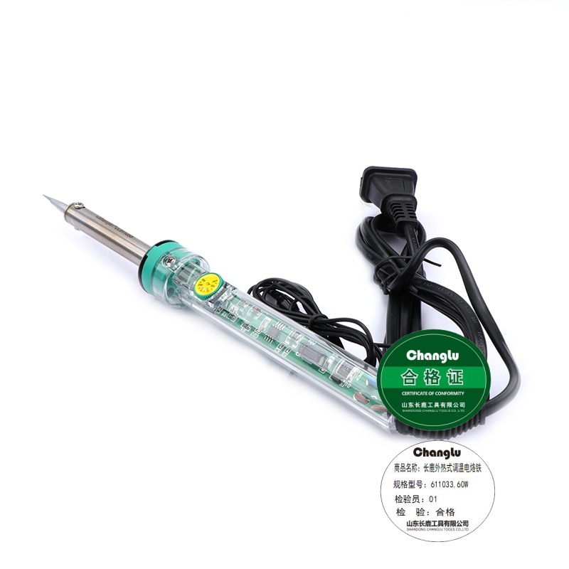 长鹿外热式调温电烙铁 611033. 60W 把高清大图
