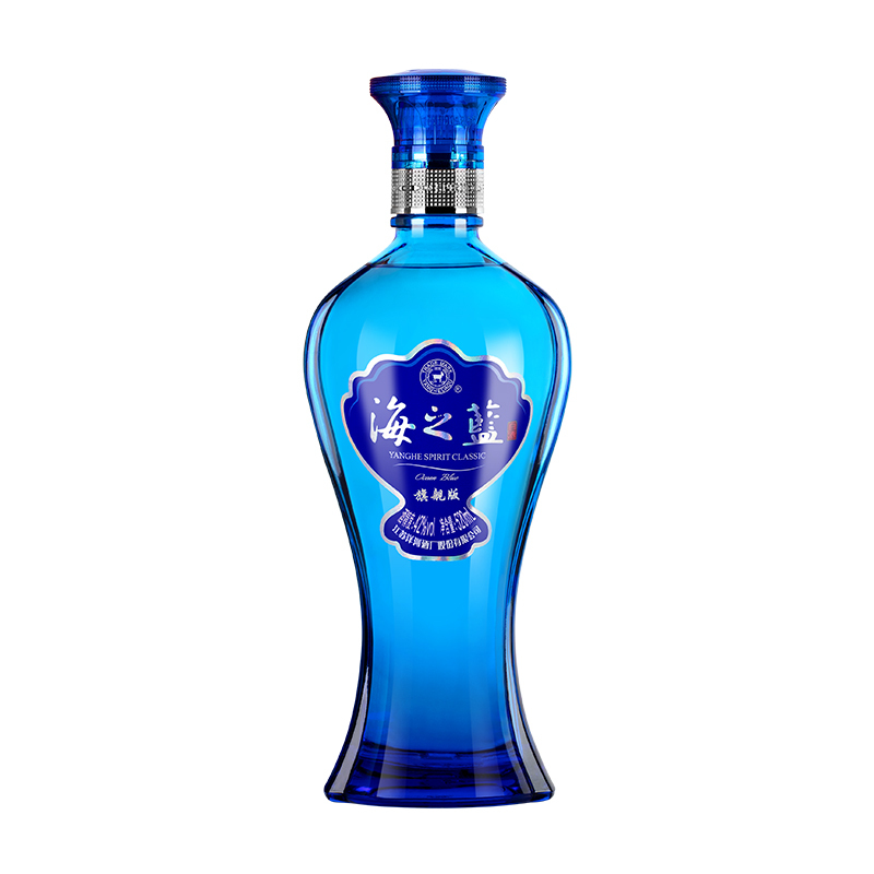 洋河 蓝色经典 海之蓝42度520ml*6瓶 蓝色经典旗舰版 绵柔型白酒