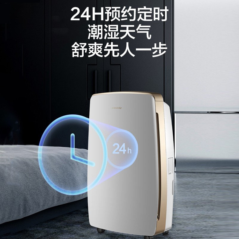 格力( GREE ) 除湿机 DH40EH急速除湿家用抽湿器除湿机41-60㎡微电脑式日除湿20/40升可选/ 20EH高清大图