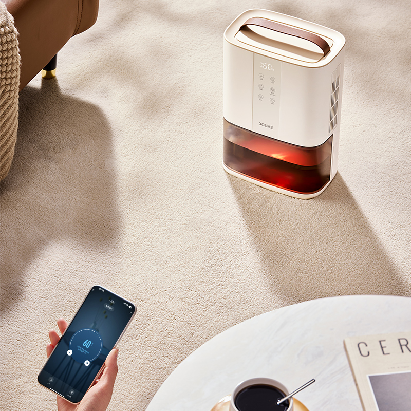 斗禾DOUHE智能除湿机自动除霜APP控制轻巧便携空气净化高清大图