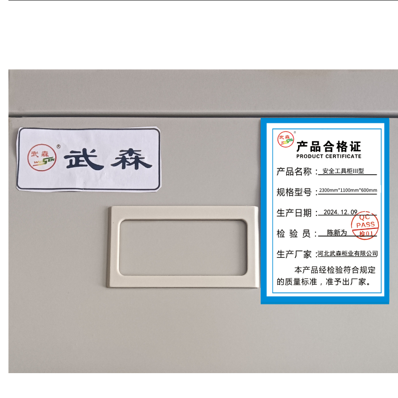 武森 安全工具柜III型 2300mm*1100mm*600mm 组高清大图