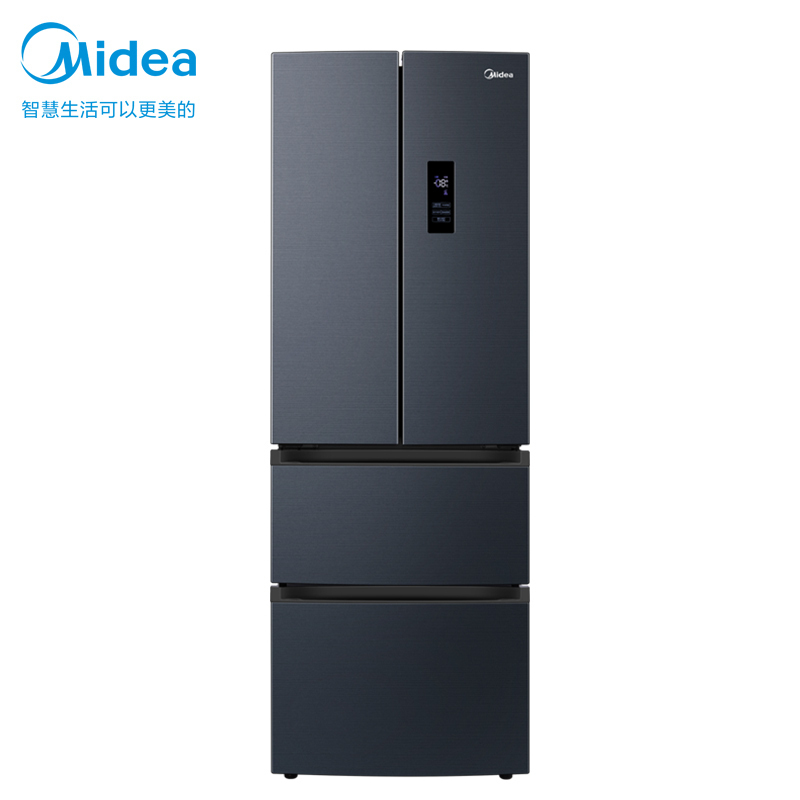 美的(Midea)322升 法式多门冰箱 温湿精控 双变频智能操控 BCD-322WFPZM(E)