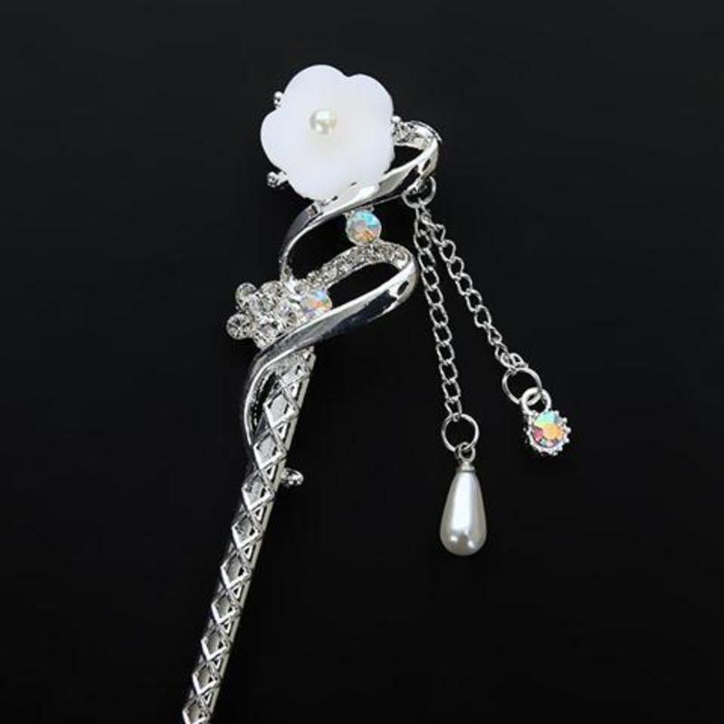 彼岸花宫廷古装发簪古典头饰百搭步摇流苏古风发钗盘发饰品簪子花枝