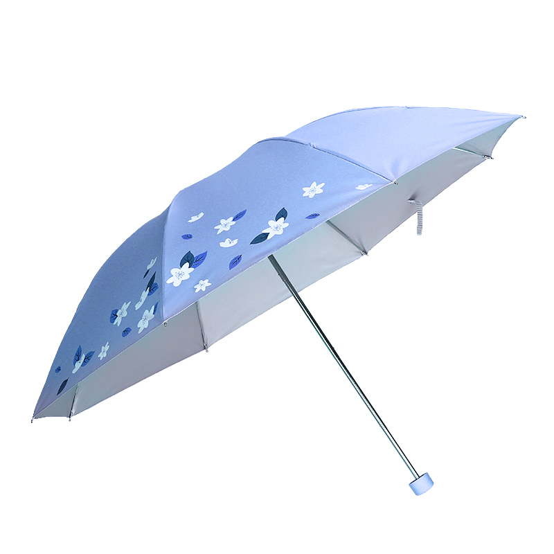 天堂 三折叠晴雨两用伞 336T银丝印