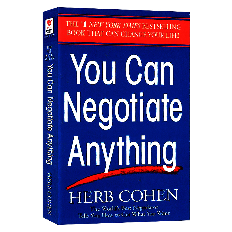 [正版]谈判无处不在 英文原版 You Can Negotiate Anything 赫布科恩 经管书 谈判宝典高清大图