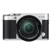 富士（FUJIFILM）X-A3 (XC16-50MM) 微单套机 银色 富士微单 XA3 自拍神器 2420万像素