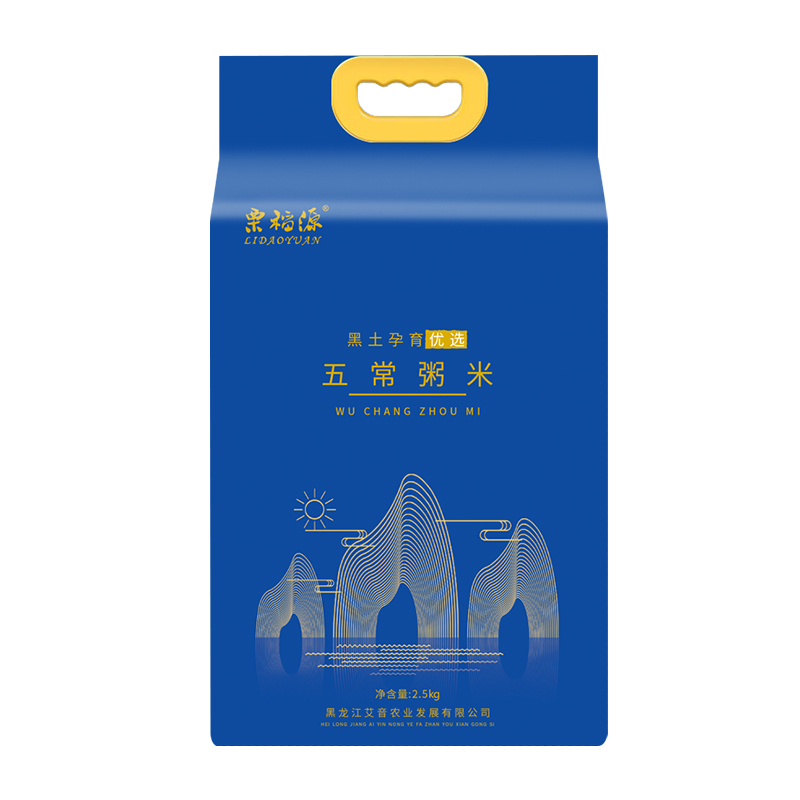 栗稻源(LIDAOYUAN)东北大米五常稻花香 辅食大米 营养粥米真空包装2.5kg