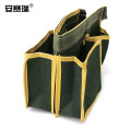 安赛瑞 电工工具腰包 加厚绿帆布腰包 腰挂式大钉兜 工具收纳腰带 24342