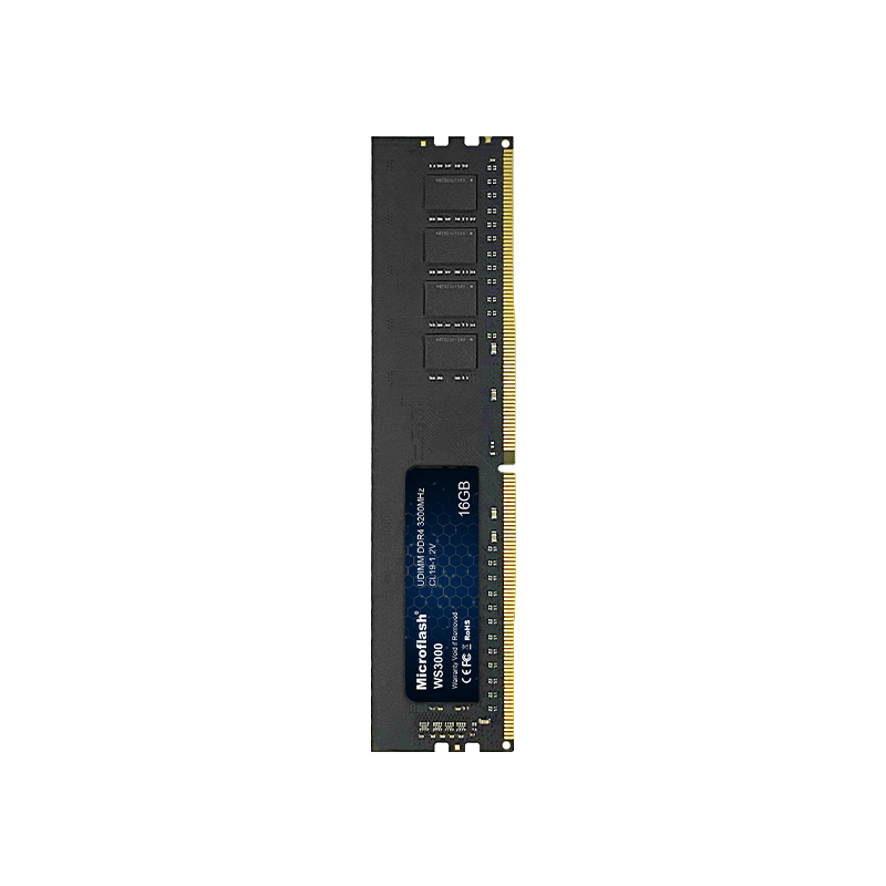 微闪(Microflash)WS3000-16G DDR4 台式机内存条3200Hz(计量单位:个)黑色高清大图