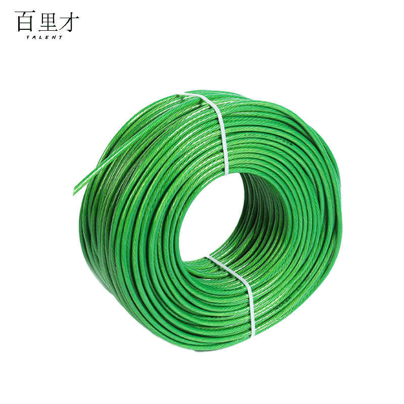 百里才 包塑钢丝绳 6mm 米图片