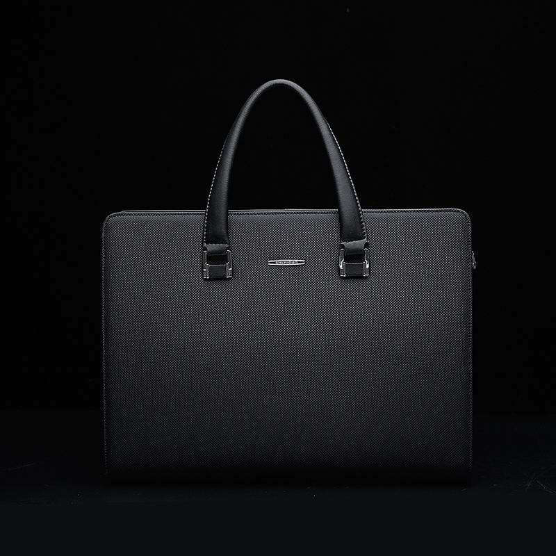 sheridan喜来登男士商务牛皮单肩斜挎公文包nl210936s黑色