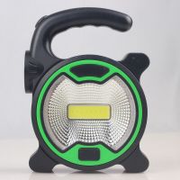 太阳能LED手电筒户外灯应急手提式野营泛光灯 C56手电筒带COB C56不带太阳能充电(5号电池供电)