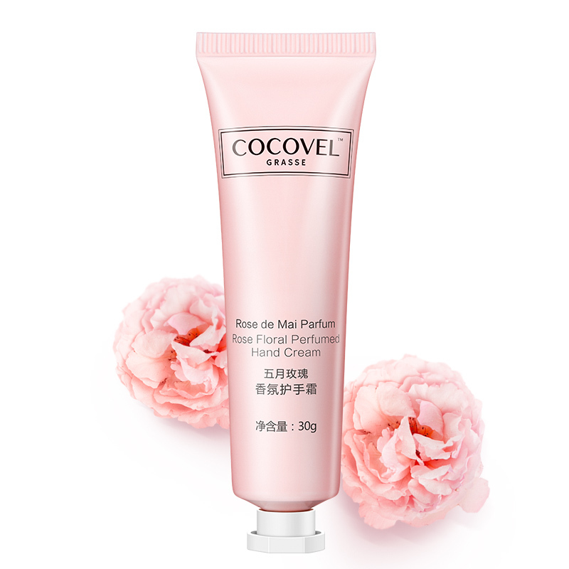 蔻露薇COCOVEL五月玫瑰正品 滋润补水保湿 四季通用 温和呵护细嫩柔滑护手霜30g