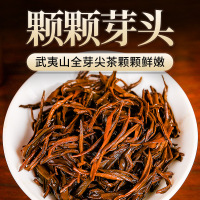 贡苑 茶叶红茶武夷山特级正宗金骏眉520g便携小泡共88包原产新茶功夫正山小种浓香型高档送礼自饮礼盒装