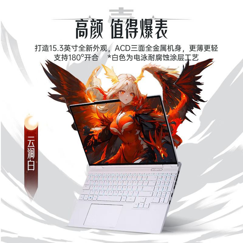 机械革命 翼龙15 Pro 15.3英寸超长续航电竞AIPC轻薄本游戏本定制笔记本电脑(全新锐龙R7-8845H 64G内存 2TB固态 RTX4060 8G独显 2.5K)云涧白