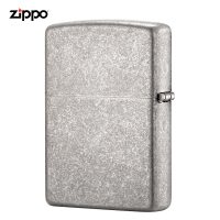 zippo芝宝打火机美国原装ZIPPO之宝防风煤油打火机喵望星空复古仿银色ZBT-3-148b