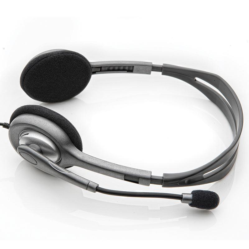 罗技(Logitech) H111 带麦克风 耳麦 (计价单位:个) 黑色