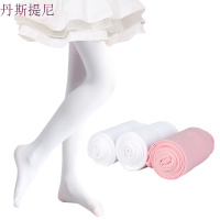 儿童连裤袜春秋季女童打底裤练功白色丝袜夏季薄款加厚绒舞蹈袜子