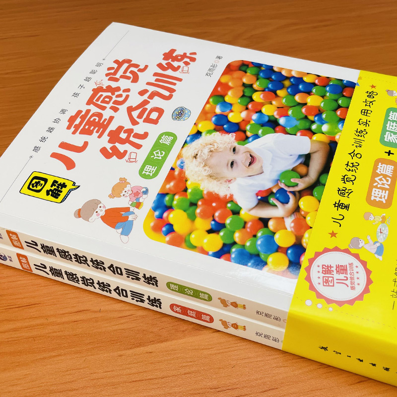 [正版]2册 图解儿童感觉统合训练家庭中的感觉统合训练书籍 家庭教育育儿百科女孩男孩多动症感统训练儿童感觉统合训练实用手