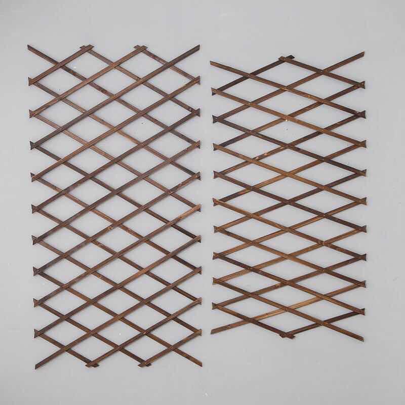 森美人户外防腐木葡萄架庭院碳化爬藤架室外花园公园长廊简易凉亭木屋 葡萄架爬藤网