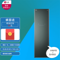 LG S5GOC原装进口私家干洗机蒸汽除菌家用智能变频干衣机热泵式烘干机墨玉绿色5件款嵌入式消毒衣柜