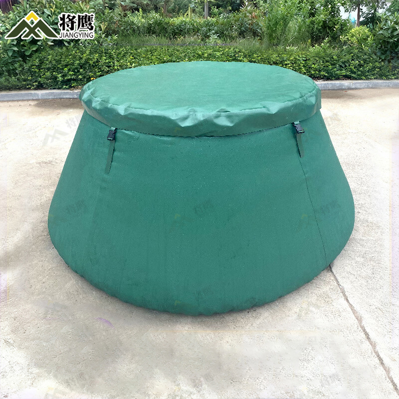 将鹰 软体储水罐 野外便携折叠贮水袋水囊蓄水袋 2吨含盖绿色JY-1006S-02高清大图