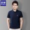 罗蒙夏季翻领短袖t恤男带领中青年商务休闲刺绣简约百搭POLO衫