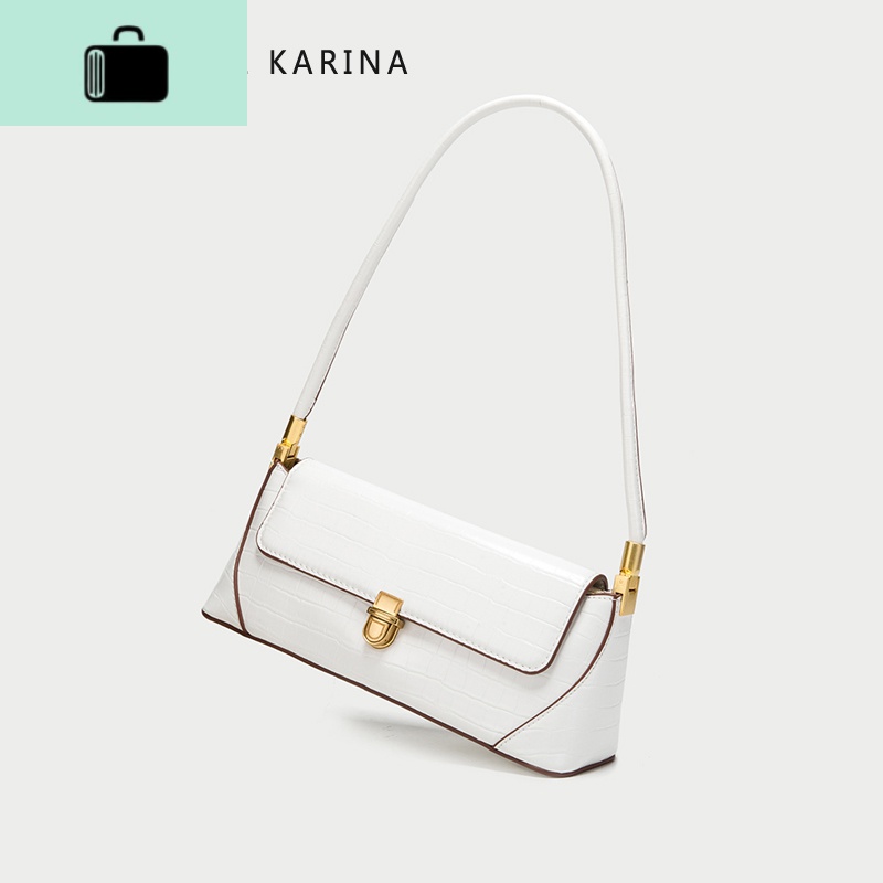 复古腋下包法棍中古包包女2020新款潮洋气小众设计单肩手提包NEWLAKE高清大图