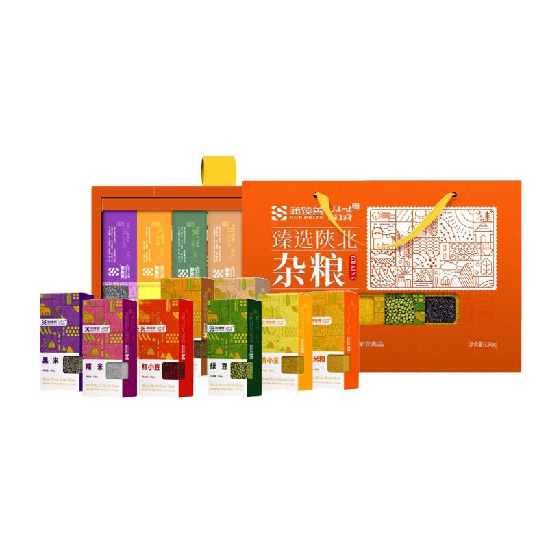 蒲臻善杂粮礼盒荟萃多种原生好谷天然本味浓郁日常膳食3.84kg