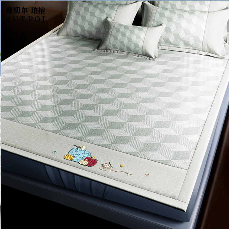 弗切尔珀榕 冰柔凉席冰立方条席款系列三件套高清大图