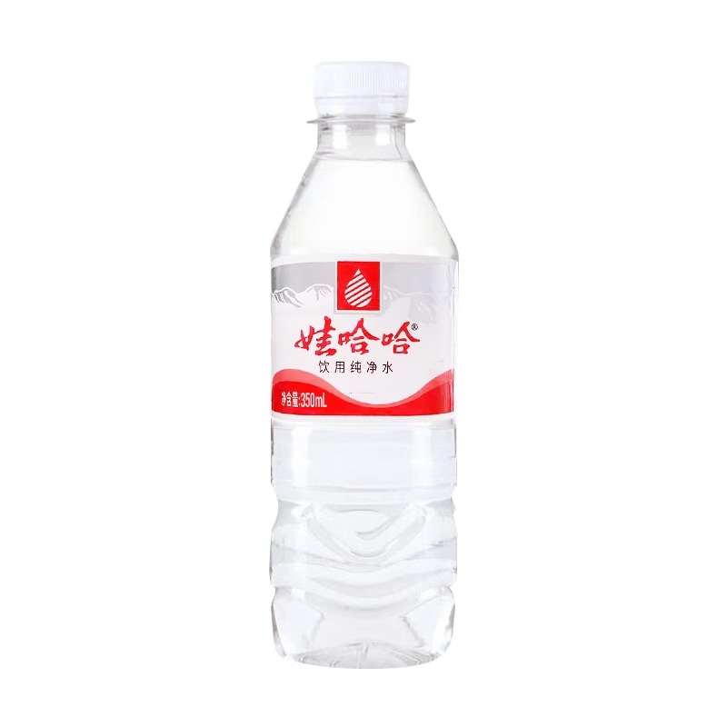 娃哈哈纯净水350ml*12瓶便携装饮用水非矿泉水特价高清大图