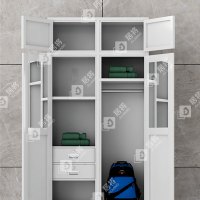 居将 制式营具内务柜铁皮更衣柜储物柜宿舍衣帽物品柜