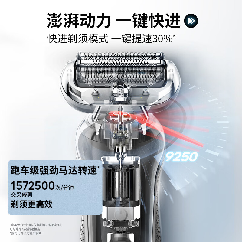 博朗(BRAUN)6系Pro整机原装德国进口电动剃须刀 刮胡刀62-S1200s 送礼送爱人高清大图