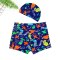 儿童泳裤套装男童平角泳衣宝宝可爱泳衣中大小童新款洋气游泳短裤