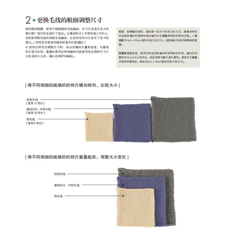 [醉染正版]编织尺寸调整制图与推算基础教程棒针毛衣编织入门基础如何确定毛衣的理想尺寸钩针编织大小推算都市手工毛线球编织书