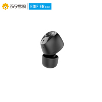 Edifier/漫步者 W3 DSP真无线蓝牙耳机迷你超小双耳隐形入耳式耳塞挂耳运动跑步耳机 黑色