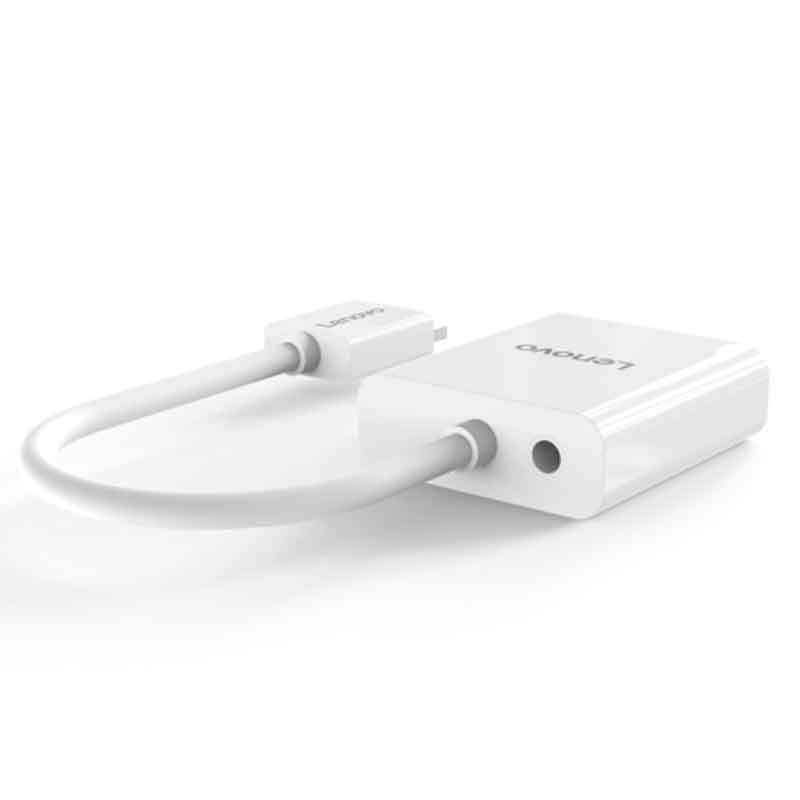 联想原装 H203 Type-C扩展坞转接头USB-C转换器分线器千兆网口接口HUB转接线VGA/HDMI 颜色随机