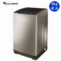 惠而浦 WB80816BAS 8公斤 触摸控制 第六感智能洗护系统 LED桶照明 DD变频 不锈钢内筒 全自动波轮洗衣机