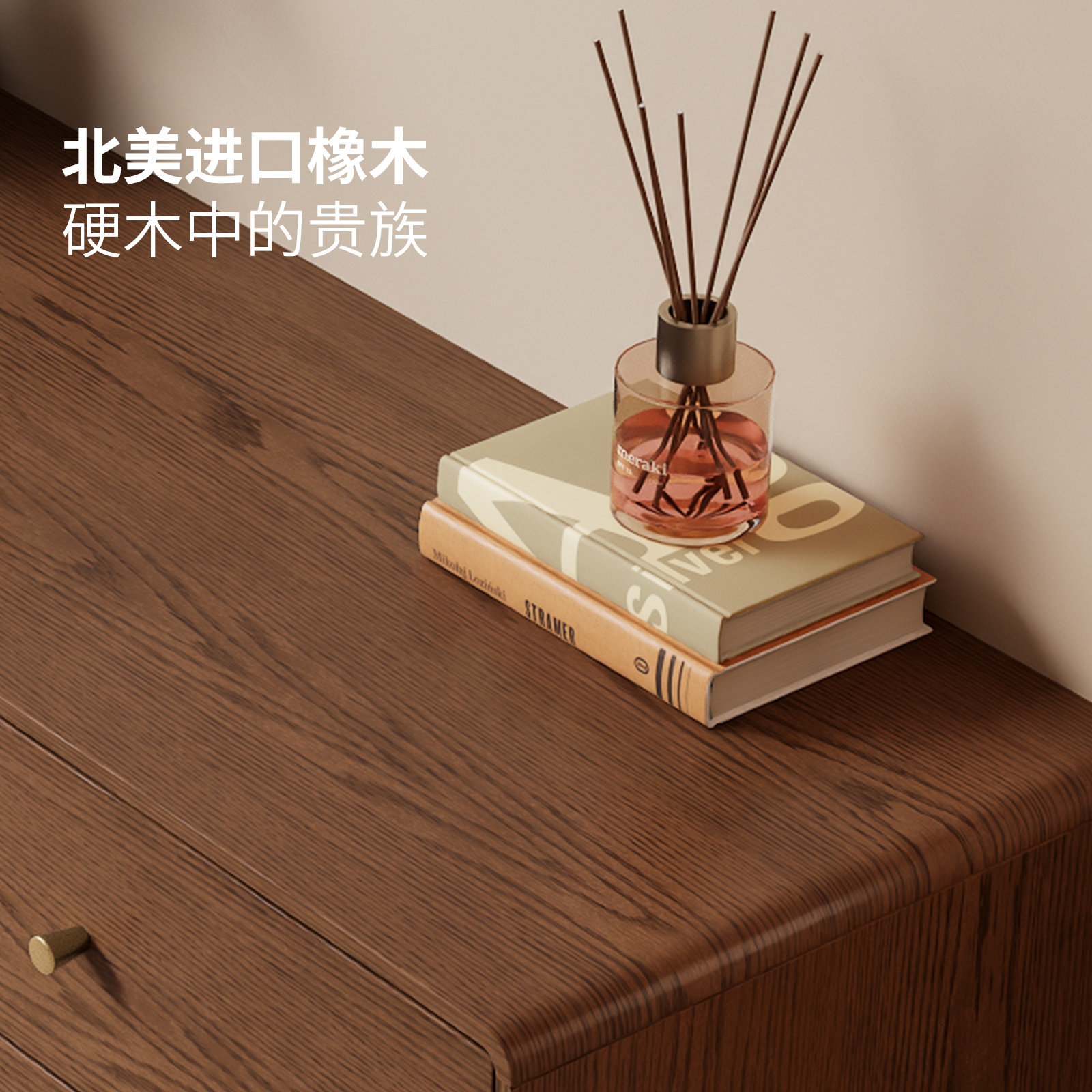 实木半包围斗柜梳妆台一体2026新款轻奢高级感l型化妆台化妆桌子高清大图